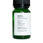 bud and tender cbd oil close up of label